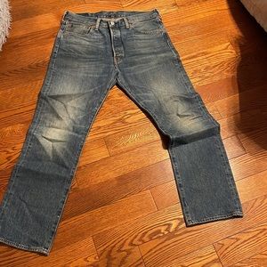 Mens Levi’s 501 jeans W 34 L 30 .. western Yellowstone Cowboy style